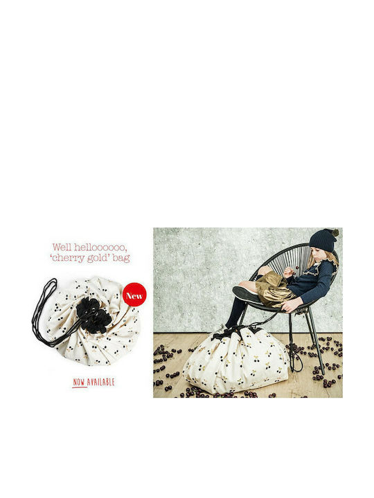 Play&go Saltea de Joacă pentru Copii din Țesătură Cherry Alb 1buc