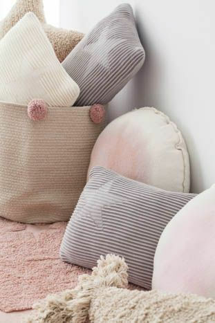 Lorena Canals Children's Storage Basket made of Straw Bubbly Beige 30x30x30cm 1pcs
