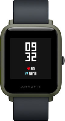 Amazfit Bip 39mm Smartwatch with Heart Rate Monitor (Kokoda Green)