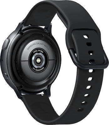 Samsung Galaxy Watch Active2 Aluminium 44mm Αδιάβροχο με Παλμογράφο (Μαύρο)