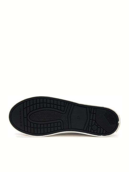 Strett Lace-Up Γυναικεία Flatforms Sneakers Μαύρα