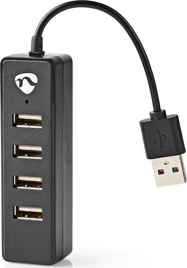 Nedis Hub 4 Θυρών USB 2.0 με σύνδεση USB-A