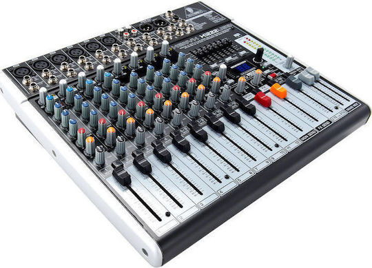 Behringer X-1222 USB Αναλογική Κονσόλα 12 Καναλιών με Phantom Power & 6 Εισόδους XLR