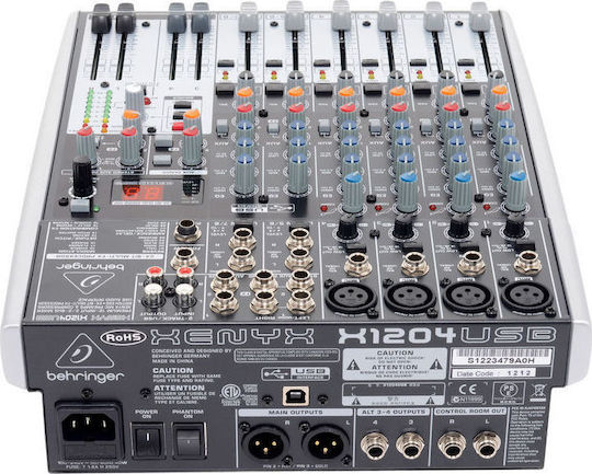 Behringer Xenyx-X1204USB 4 XLR Inputs