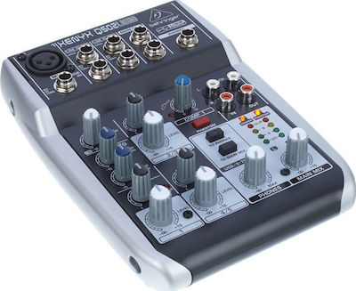 Behringer XENYX-Q502 USB Αναλογική Κονσόλα 5 Καναλιών με Phantom Power & 1 Εισόδο XLR