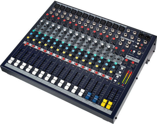 Soundcraft EPM12 Αναλογική Κονσόλα 12 Καναλιών με Phantom Power & 12 Εισόδους XLR