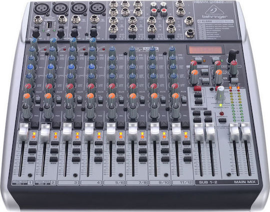 Behringer Xenyx QX 1622USB QX1622USB Аналогова конзола 16 канала с Фантомно захранване & 4 XLR входове