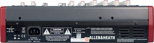 Allen & Heath ZED-10FX Αναλογική Κονσόλα 10 Καναλιών με Phantom Power & 4 Εισόδους XLR