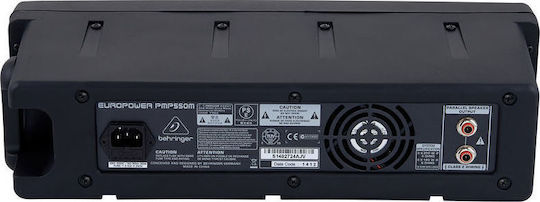 Behringer PMP 550M E007552 Самоусилваща Аналогова конзола 5 канала с Фантомно захранване & 5 XLR входове