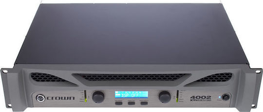 Crown Audio Xti 4002 Τελικός Ενισχυτής PA 2 Καναλιών 1200W/4Ω 650W/8Ω και Σύνδεση USB
