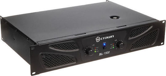 Crown Audio XLi 1500 PA Power Amplifier 2 Channels 450W/4Ω 330W/8Ω Black