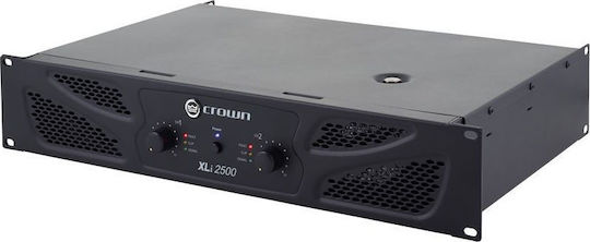 Crown Audio XLi 2500 PA Power Amplifier 2 Channels 750W/4Ω 500W/8Ω Black