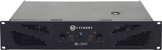 Crown Audio XLi 2500 PA Power Amplifier 2 Channels 750W/4Ω 500W/8Ω Black