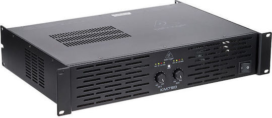 Behringer KM750 PA Power Amplifier 2 Channels 400W/4Ω 200W/8Ω Black