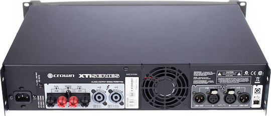 Crown Audio XTi-1002 Τελικός Ενισχυτής PA 2 Καναλιών 500W/4Ω 275W/8Ω και Σύνδεση USB