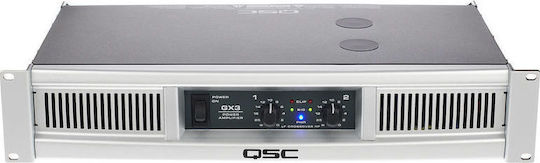 QSC GX3 Leistungsverstärker PA-Verstärker 2 Kanäle 350W/4Ω 300W/8Ω mit Kühlungssystem in Silber Farbe