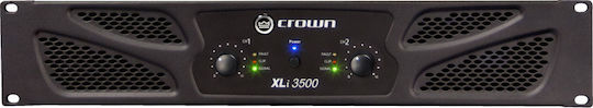 Crown Audio XLi 3500 PA Power Amplifier 2 Channels 1350W/4Ω 1000W/8Ω Black