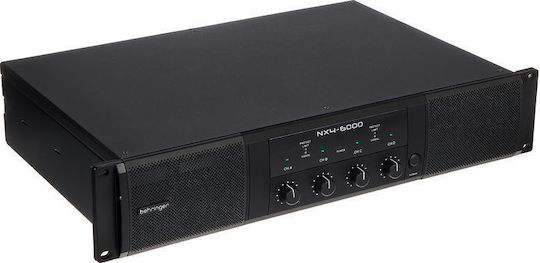 Behringer NX4-6000 Τελικός Ενισχυτής PA 2 Καναλιών 860W/4Ω 440W/8Ω