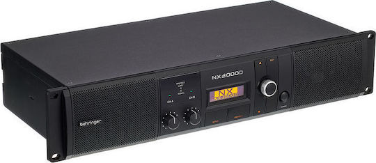 Behringer NX3000D Τελικός Ενισχυτής PA 2 Καναλιών 1500W/4Ω 900W/8Ω και Σύνδεση USB