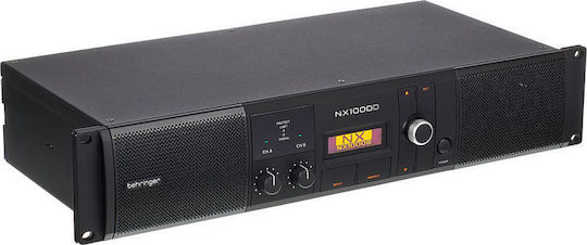 Behringer NX1000D Τελικός Ενισχυτής PA 2 Καναλιών 300W/4Ω