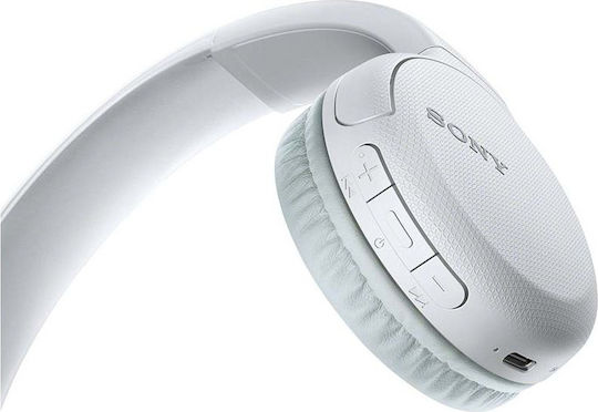 Sony WH-CH510 Wireless / Wired On Ear Headphones with 35 hours of Operation and Quick Charge White WHCH510W.CE7