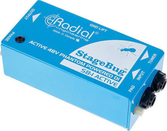 Radial SB-1 Active 1 Channel DI Box with Phantom Power