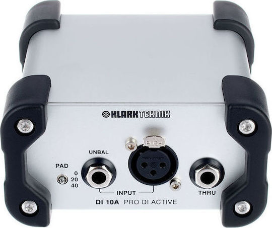 Klark Teknik DI 10A Active 1 Channel DI Box with Phantom Power and Battery