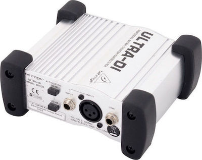 Behringer DI-100 Active 1 Channel DI Box with Phantom Power and Battery