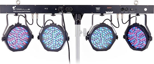 Stairville Движеща се светлина Лъч LED ПАР CLB2.4 Compact RGB