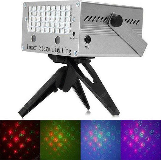 Laser YX-022M Mini Κόκκινο / Πράσινο με Τηλεχειριστήριο