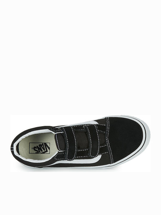 OLD SKOOL V Παιδικά Sneakers με Σκρατς Μαύρα