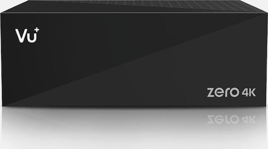 VU+ Δορυφορικός Αποκωδικοποιητής Zero 4K UHD DVB-S2X με Λειτουργία Εγγραφής PVR σε Μαύρο Χρώμα