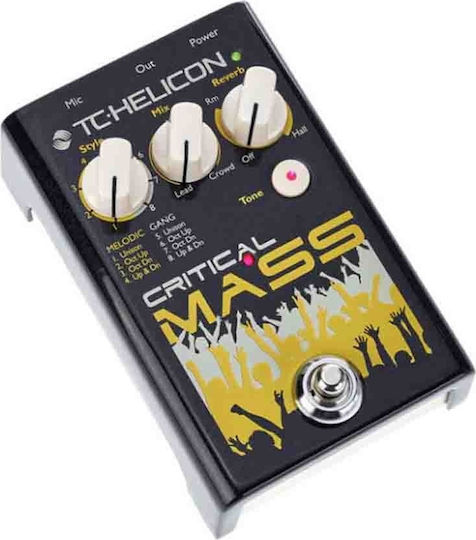 TC Helicon Critical Mass Педал Stompbox Глас