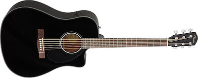 Fender Ηλεκτροακουστική Κιθάρα CD-60S CE Cutaway Black