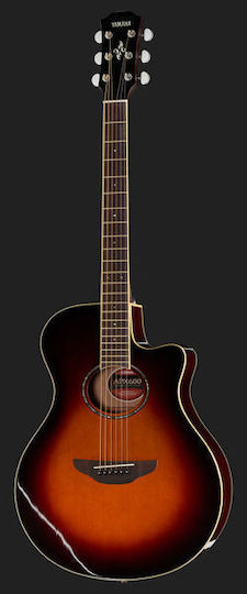 Yamaha Semi-Acoustic Guitar APX-600 Cutaway Sunburst