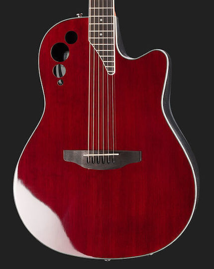 Ovation Semi-acustic Chitară Applause AE44II-RR Elite Chitare acustice cu decupaj Roșu