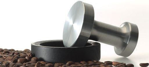 Joe Frex Aluminum Tamper with Flat Surface 53mm in Silver Color