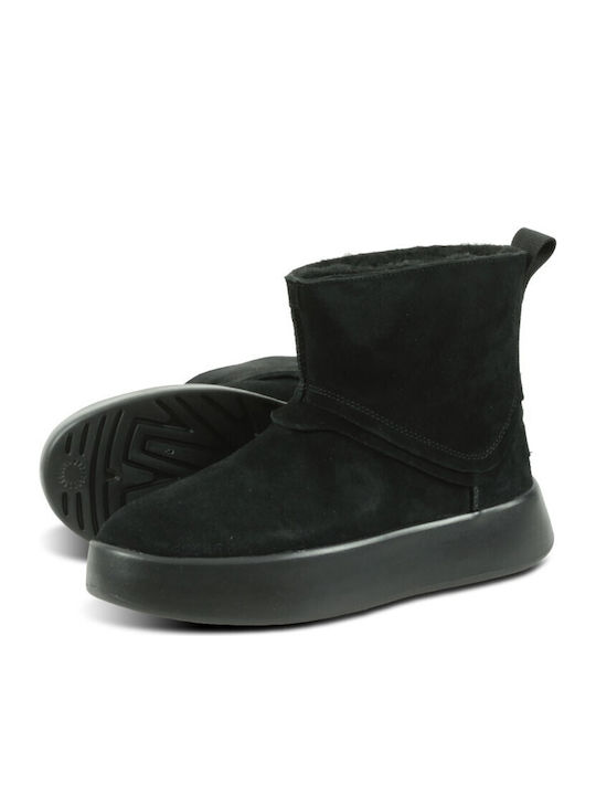 Classic Boom Suede Γυναικεία Μποτάκια Μαύρα