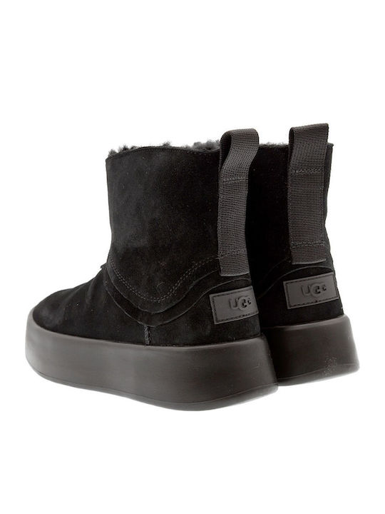 Classic Boom Suede Γυναικεία Μποτάκια Μαύρα
