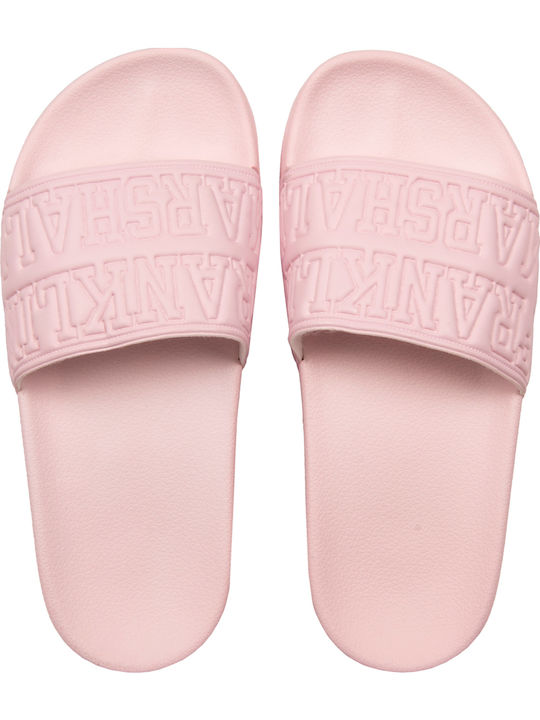 Slides in Rosa Farbe