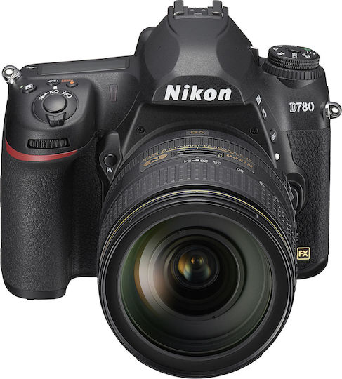 Nikon DSLR Φωτογραφική Μηχανή D780 Full Frame Kit (AF-S 24-120mm F4G ED VR) Black