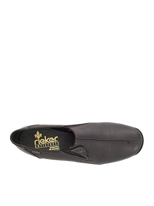 Δερμάτινα Γυναικεία Loafers σε Μαύρο Χρώμα