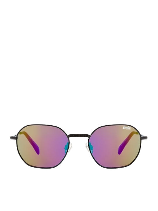 Superdry Super7 Sunglasses Μαύρα with Metal Frame & Multicolour Lens Superdry Super7 Sunglasses Μαύρα with Metal Frame & Multicolour Lens