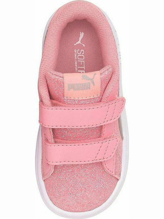 Smash Glitz Glam Παιδικά Sneakers με Σκρατς Ροζ