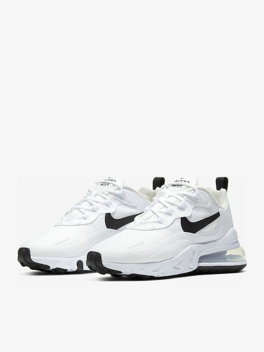 Air Max 270 React Women's Sneakers White / Black / Metallic Silver