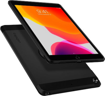 Spigen Tough Armor Coperta din spate Plastic / Silicon Rezistentă Negru (iPad 2019/2020/2021 10.2'' - iPad 2019/2020/2021 10.2'') ASC00374