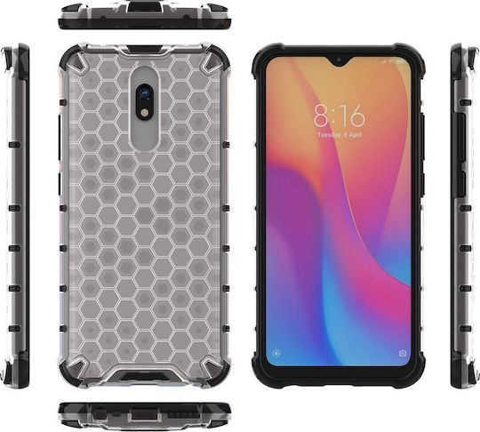 Hurtel Honeycomb Back Cover Σιλικόνης Διάφανο (Redmi 8A)