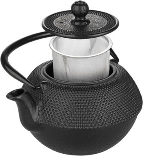 Dinox Oriental Τσαγιέρα με Φίλτρο Μαντεμένια Black 300ml