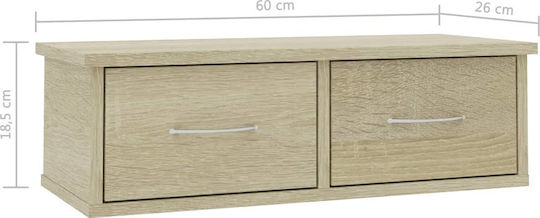 Стенен Рафт Sonoma 60x26x18.5см