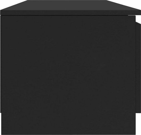 Телевизионни Мебели Черен М140xД40xВ35.5см